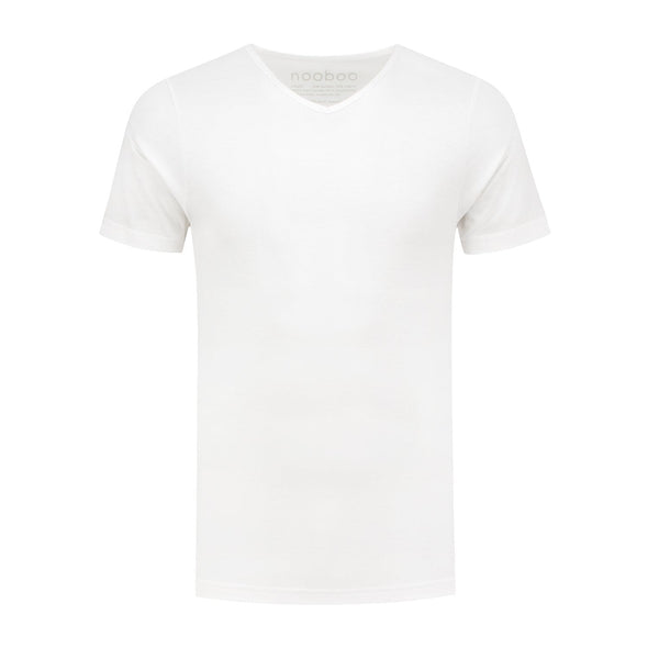 nooboo Lyxig Bambu T-shirt Svart med v hals