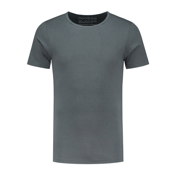 nooboo Lyxig Bambu T-shirt Röd med rund hals