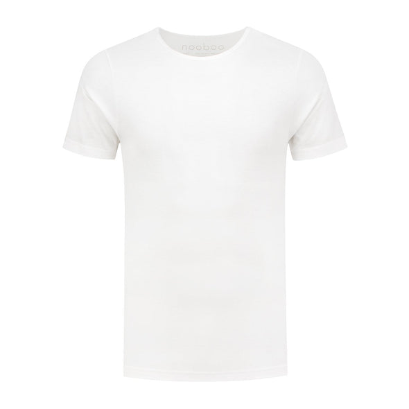 nooboo Lyxig Bambu T-shirt Röd med rund hals